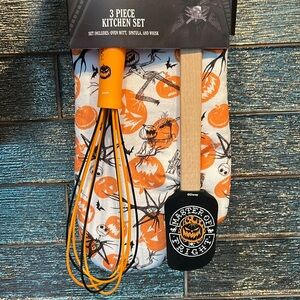The Nightmare Before Christmas Kitchen Set Disney Jack Oven Mitt Spatula Whisk